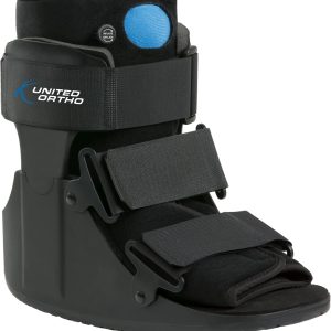 United Ortho USA14115 Short Air Cam Walker Fracture Boot, Medium, Black